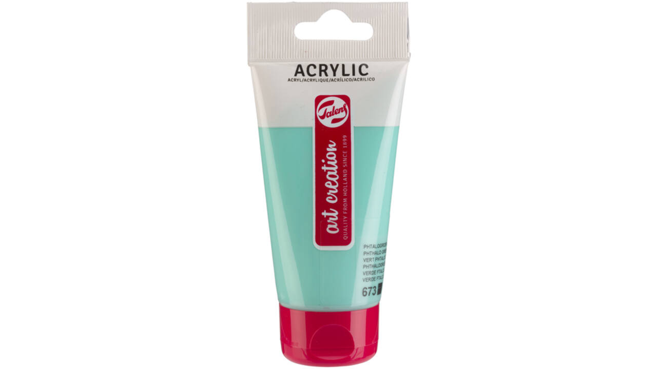 Acrylverf Talens Art Creation 673 phtalogroen licht tube à 75ml