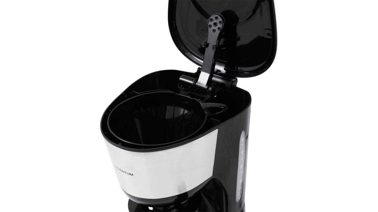 Koffiezetapparaat Inventum 1.25liter zwart met rvs