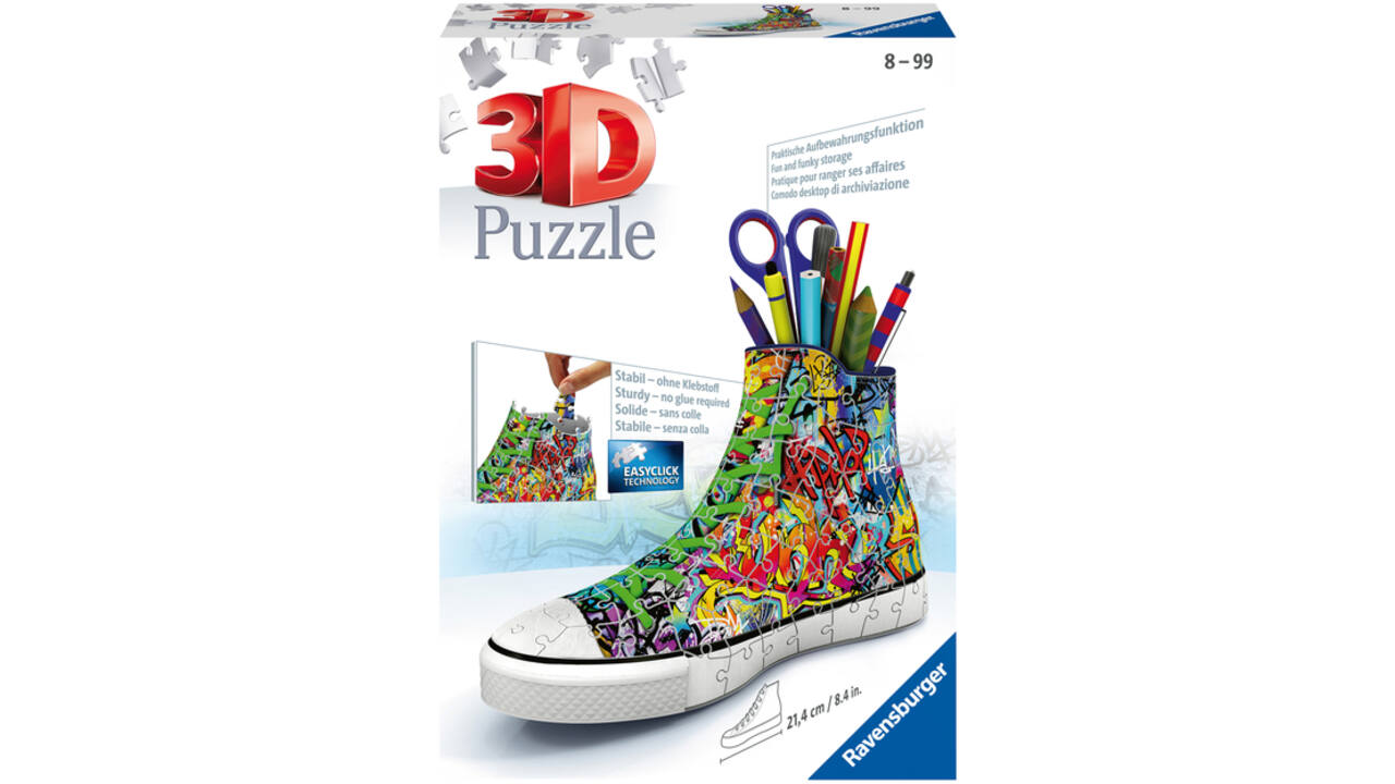 3D puzzel Ravensburger Sneaker Graffiti Style 54 stuks