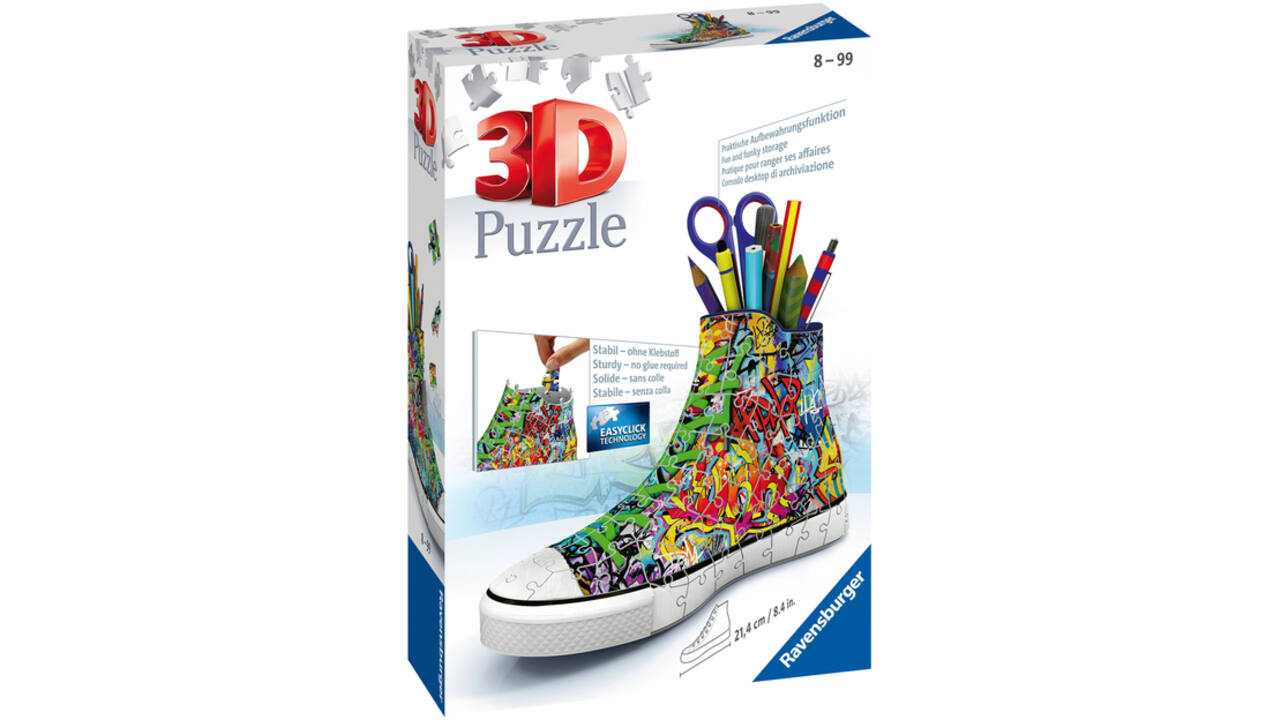 3D puzzel Ravensburger Sneaker Graffiti Style 54 stuks