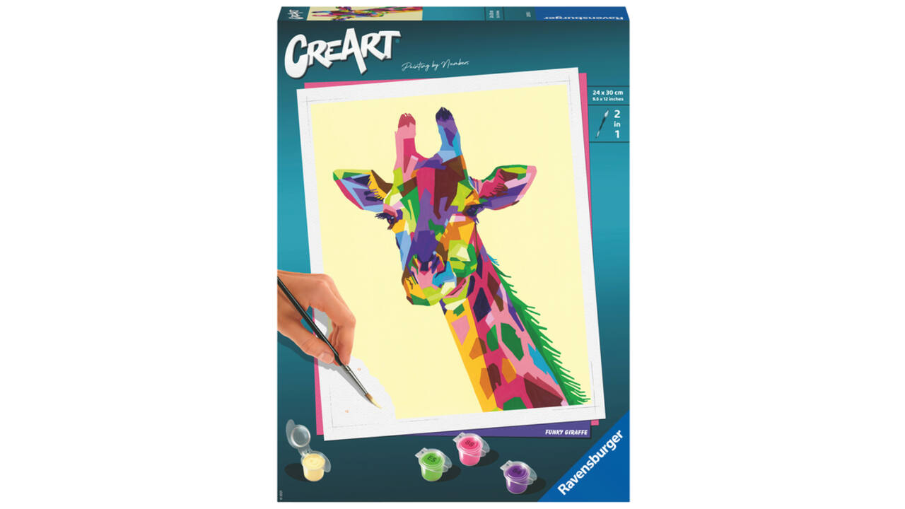 Schilderen op nummers CreArt Giraf