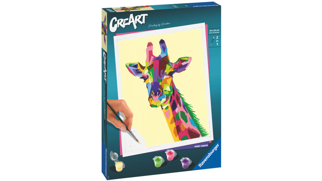 Schilderen op nummers CreArt Giraf