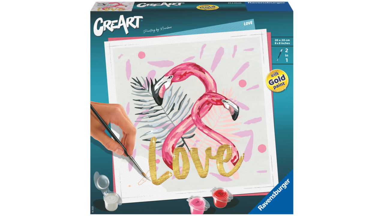 Schilderen op nummers CreArt Love
