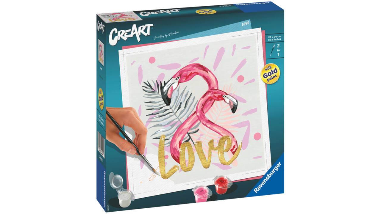 Schilderen op nummers CreArt Love