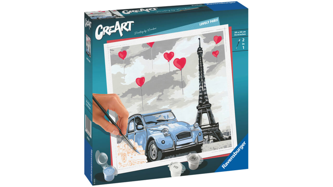 Schilderen op nummers CreArt Paris