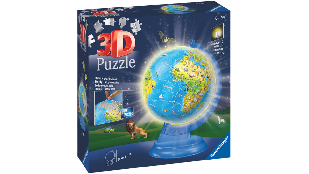 3D puzzel Ravensburger Globe Night Edition XXL 54 stuks