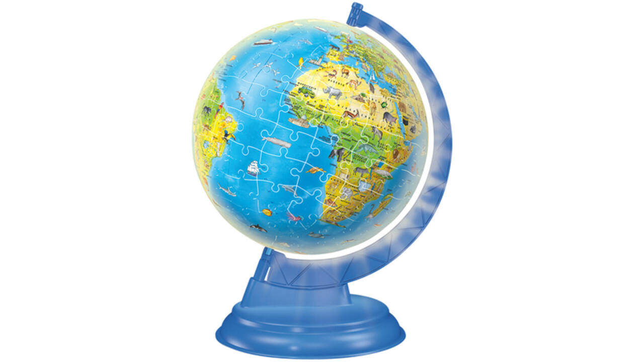 3D puzzel Ravensburger Globe Night Edition XXL 54 stuks