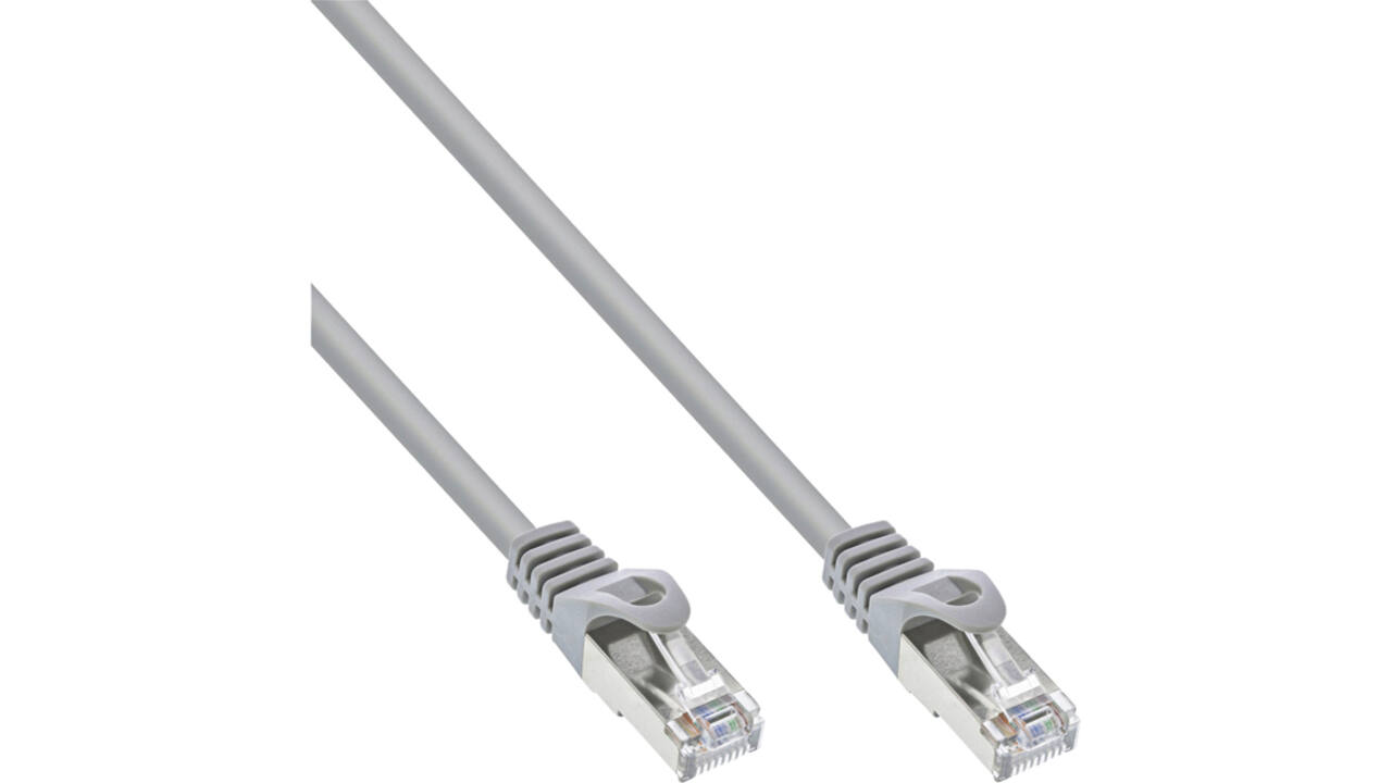 Kabel InLine Cat.5e U UTP 5 meter grijs
