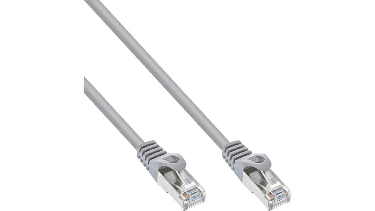 Kabel InLine Cat5e U UTP 2 meter grijs