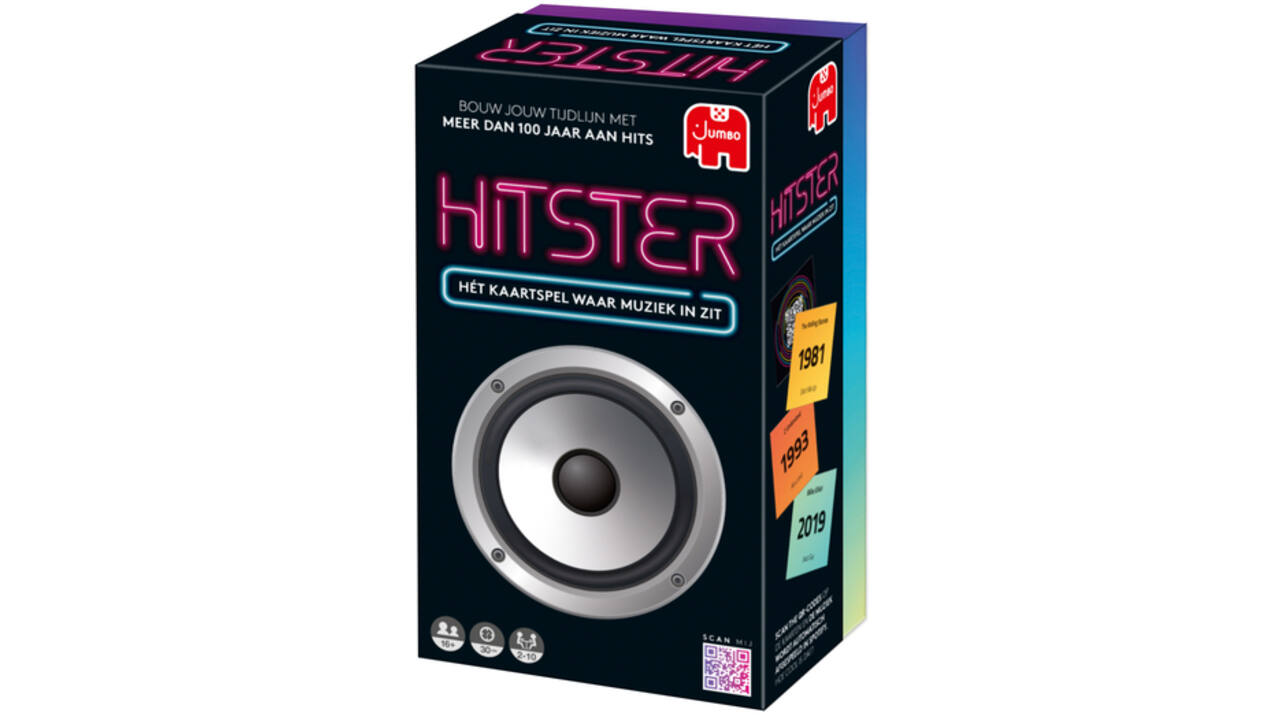 Kaartspel Hitster 16+ waar muziek in zit