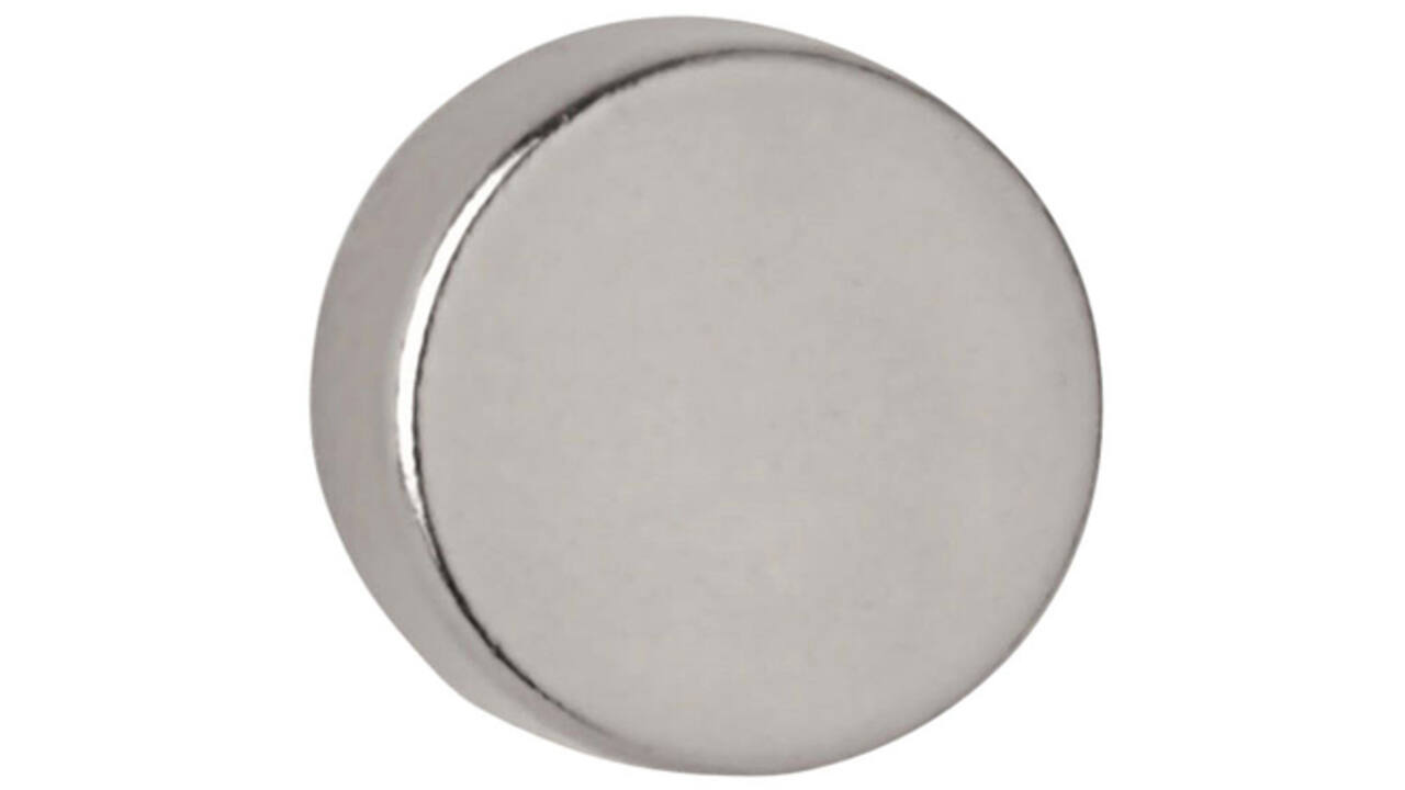 Magneet MAUL Neodymium rond 8x3mm 1.5kg 10stuks