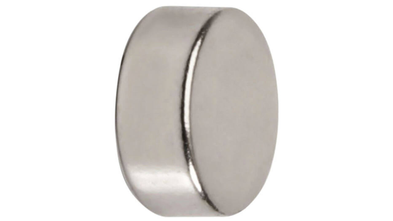 Magneet MAUL Neodymium rond 8x3mm 1.5kg 10stuks