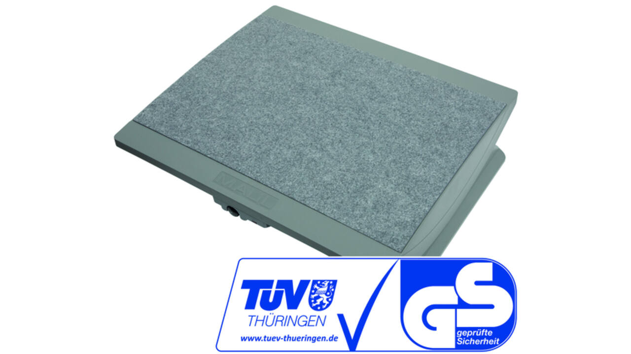 Voetensteun MAULpro verwarmd en ergonomisch 45x39cm TUV GS gecertificeerd