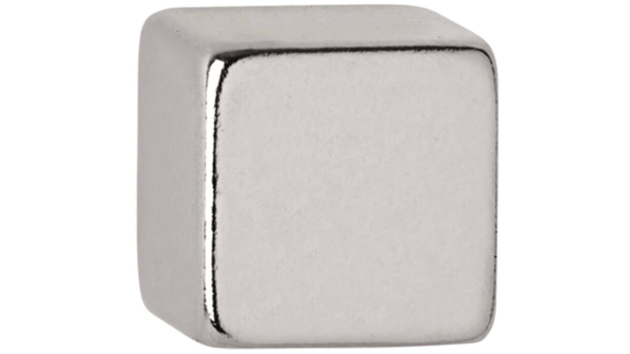 Magneet MAUL Neodymium kubus 10x10x10mm 3.8kg 10stuks