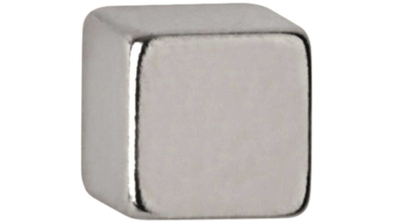 Magneet MAUL Neodymium kubus 5x5x5mm 1.1kg 10stuks