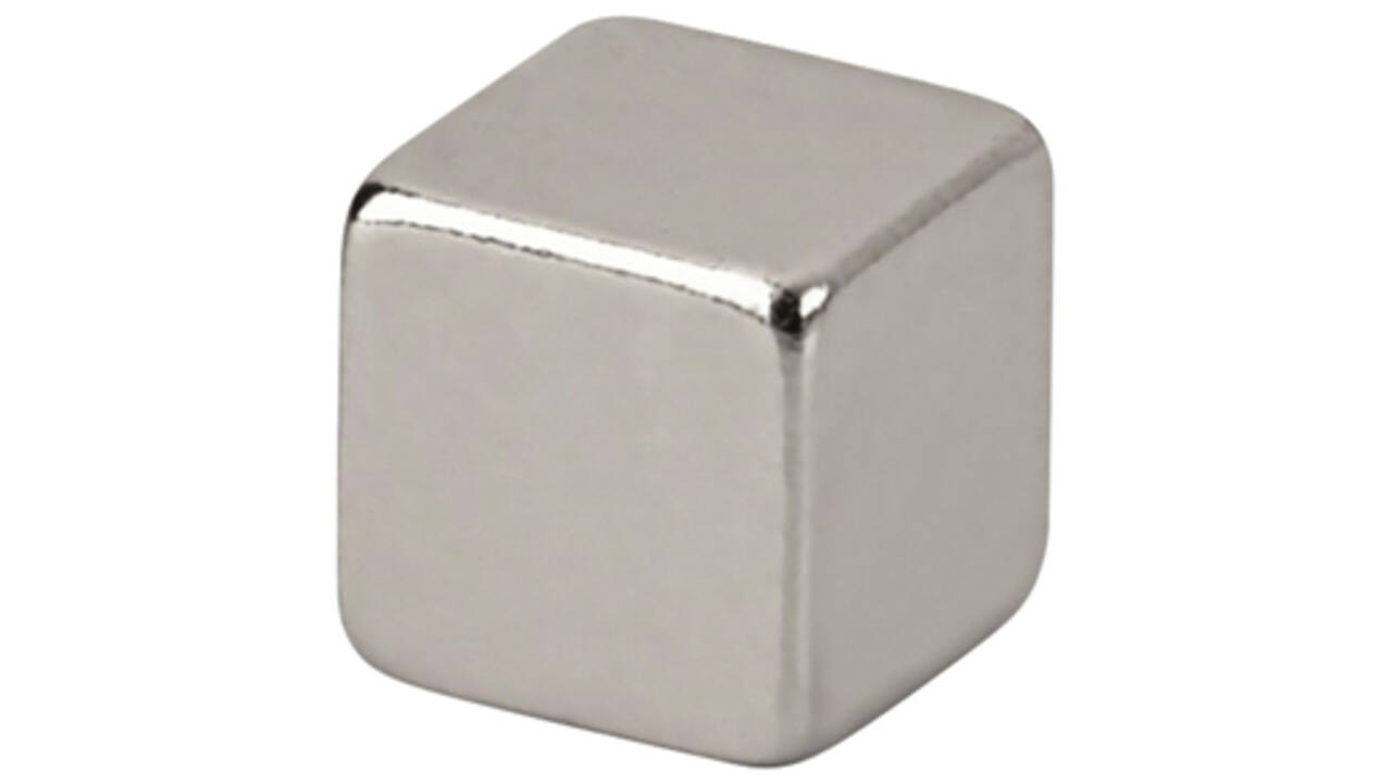 Magneet MAUL Neodymium kubus 5x5x5mm 1.1kg 10stuks