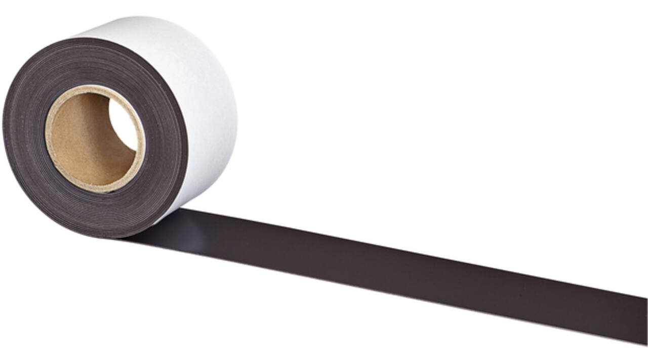Magneetband MAUL 10mx100mmx1mm zelfklevend