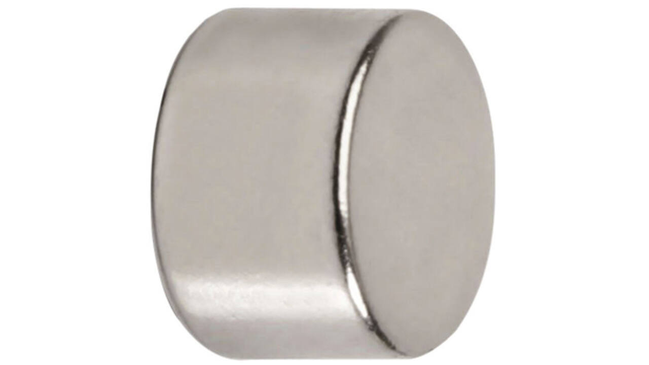 Magneet MAUL Neodymium rond 8x5mm 2.4kg 10stuks