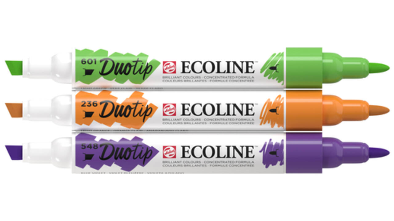 Ecoline Duotip marker secundair set 3 kleuren