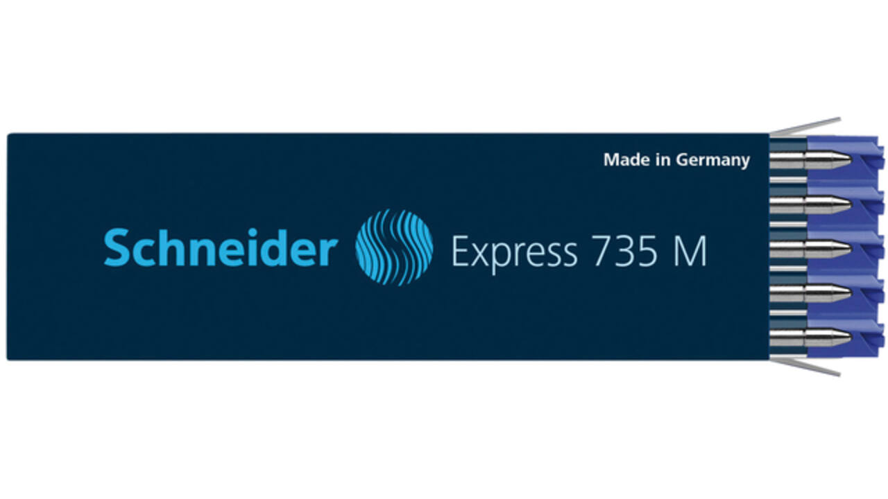 Balpenvulling Schneider Express 735 medium blauw