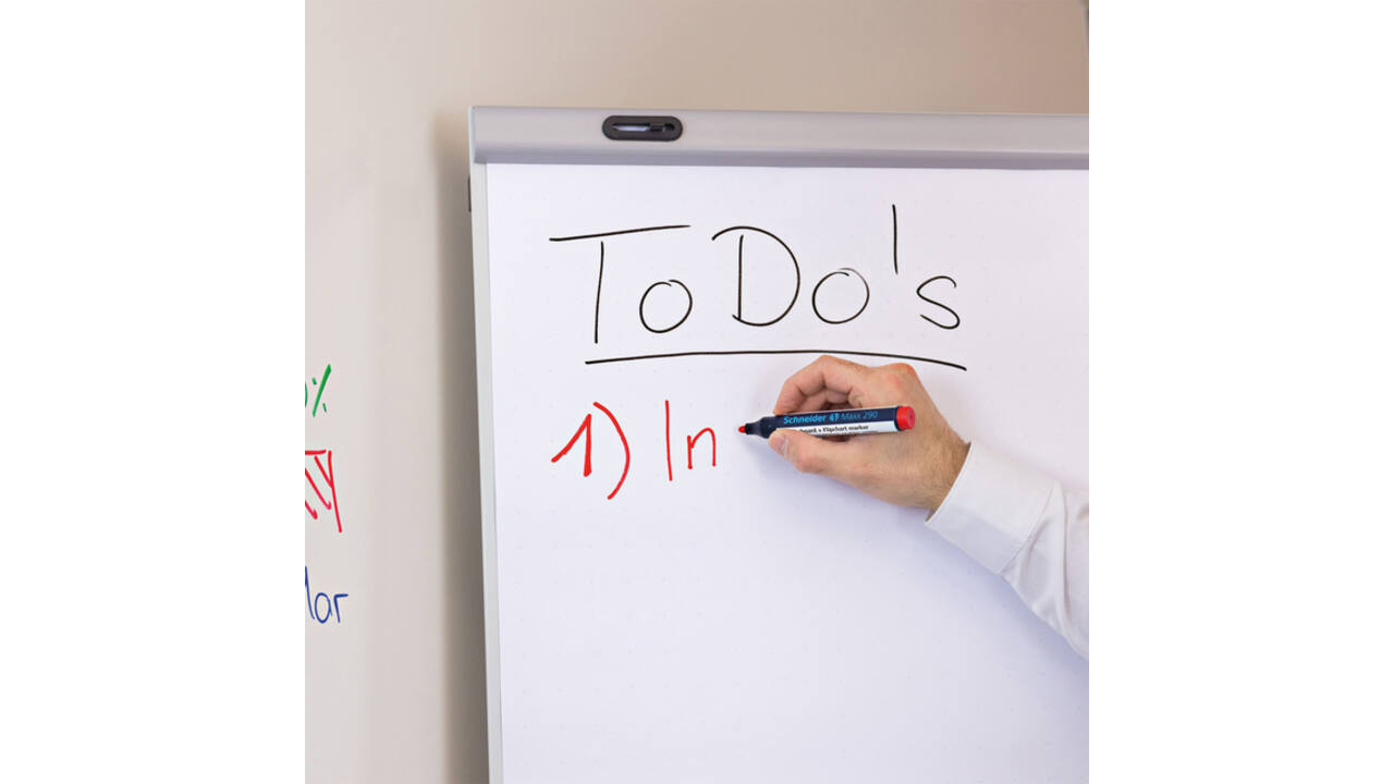 Viltstift Schneider Maxx 290 whiteboard rond 2-3mm assorti doos à 5+1 gratis