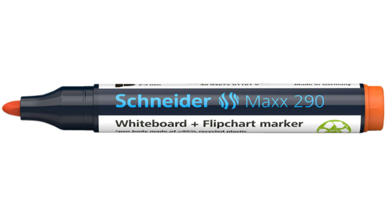 Viltstift Schneider Maxx 290 whiteboard rond 2-3mm assorti doos à 5+1 gratis