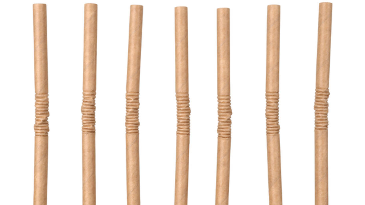 Drinkrietje IEZZY karton buigbaar 6x240mm 100% fair 200 st bruin