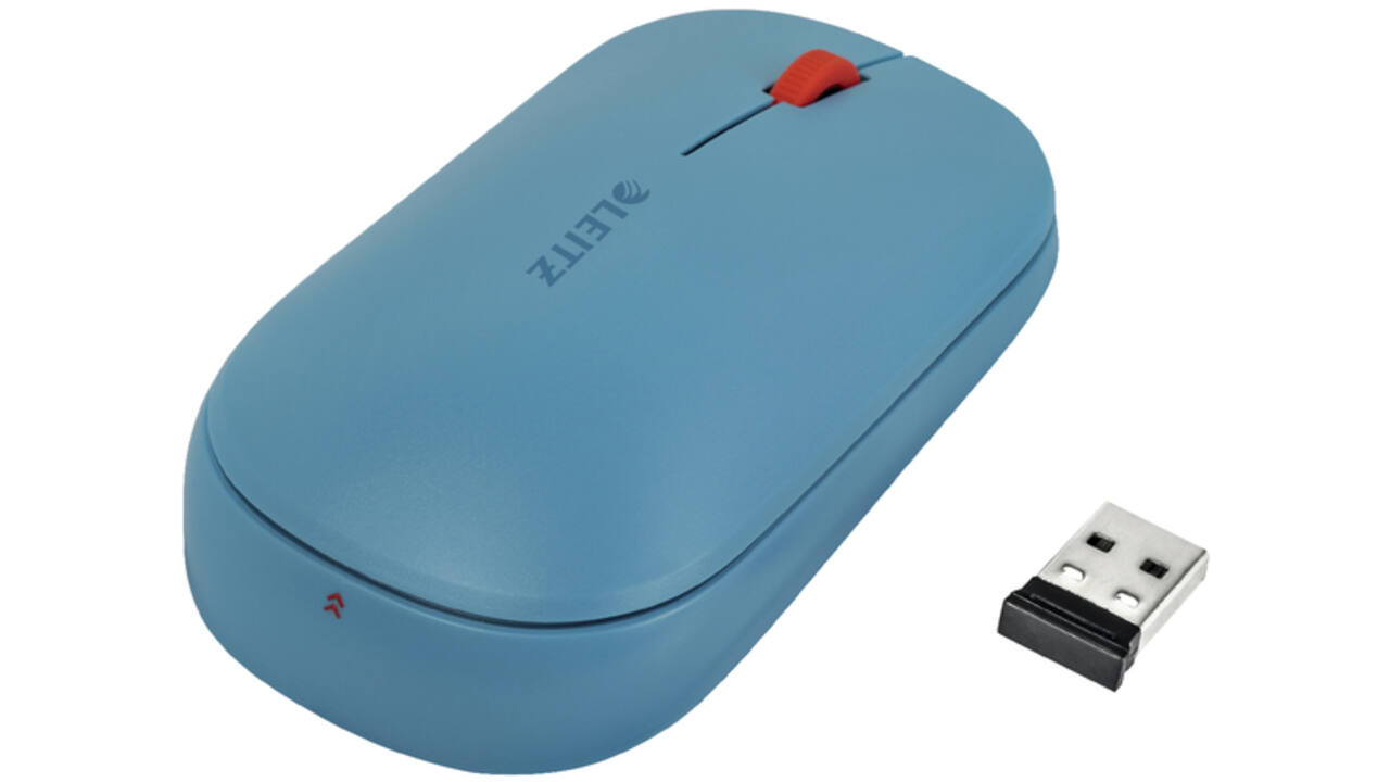 Muis Leitz draadloos Cosy blauw