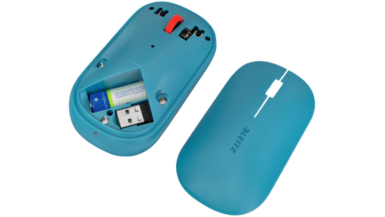Muis Leitz draadloos Cosy blauw