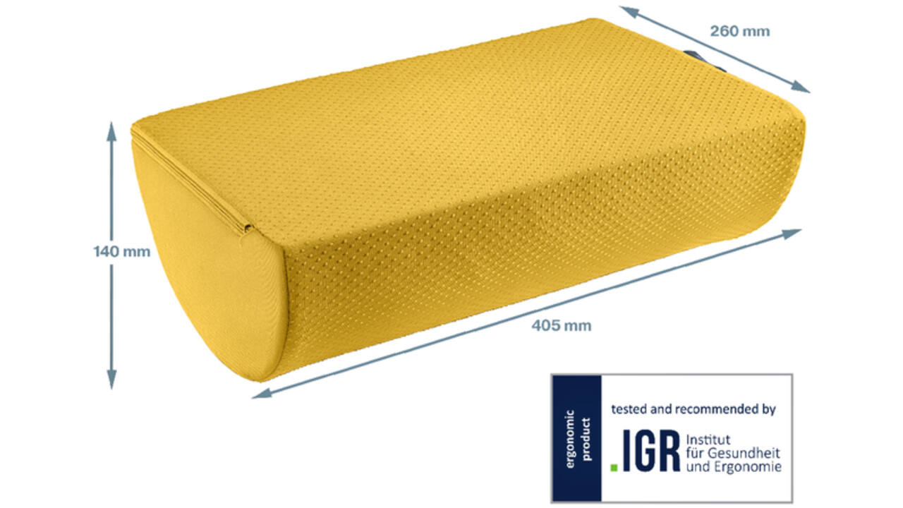 Voetensteun Leitz Ergo Cosy geel