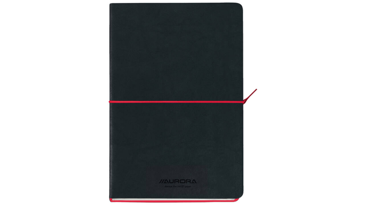 Notitieboek Aurora Tesoro A5 192blz lijn 80gr rood