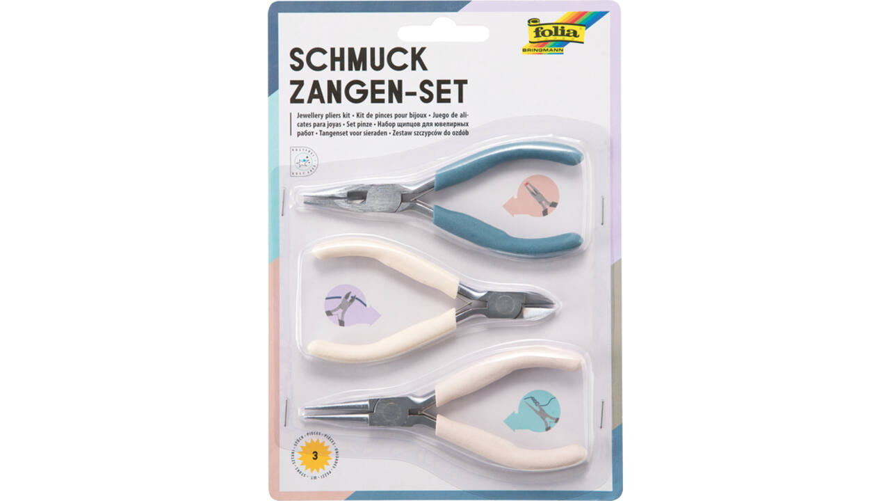 Sierraden tangen Folia set á 3 stuks