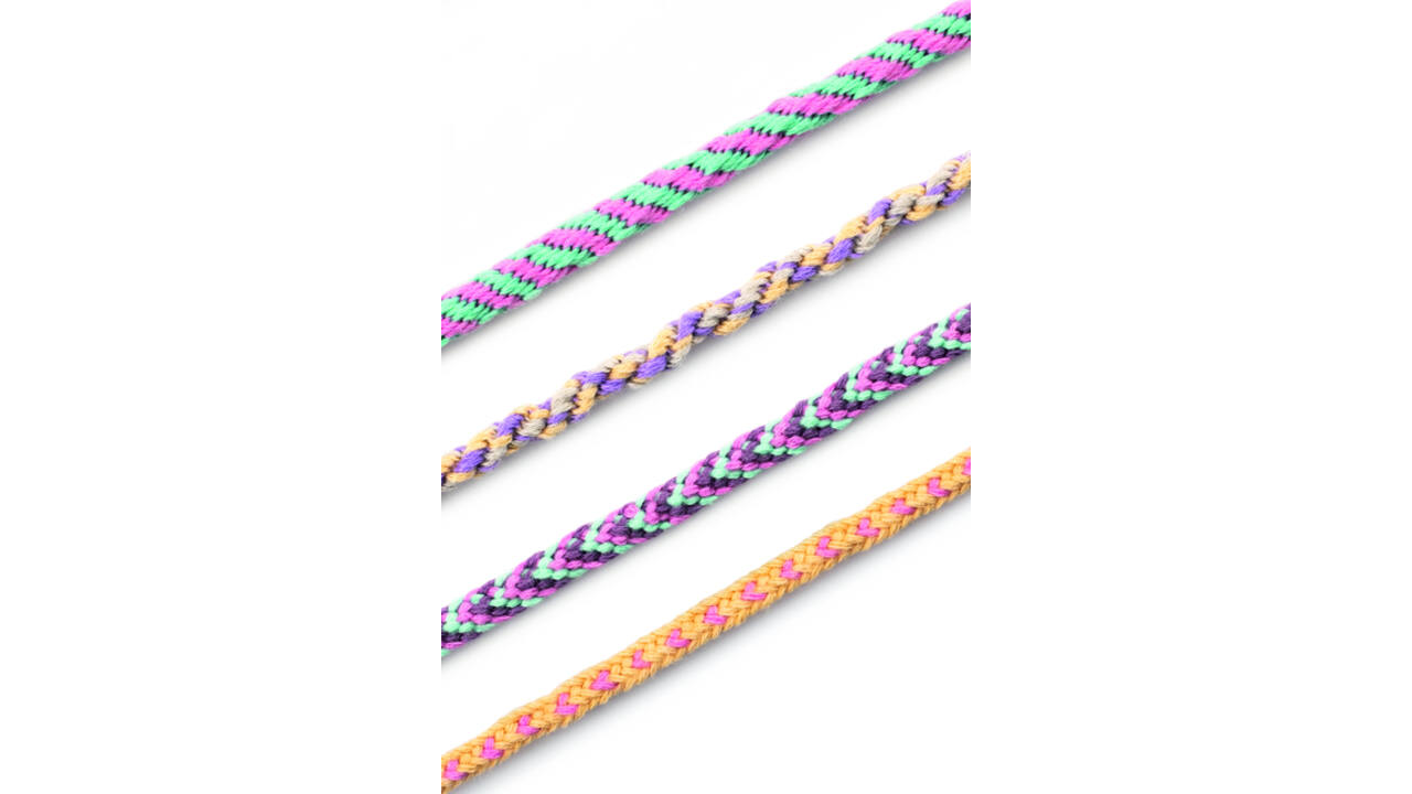 Armbandenset Folia kumihimo inclusief 2 discs 16-delig