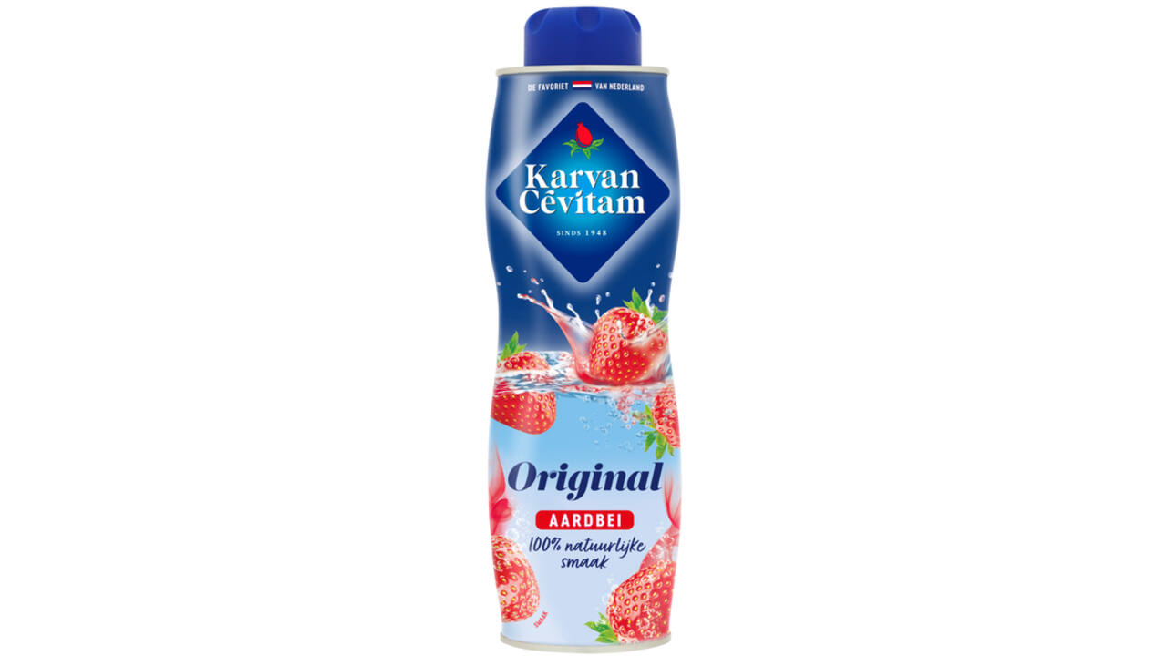 Siroop Karvan Cevitam aardbei 600ml