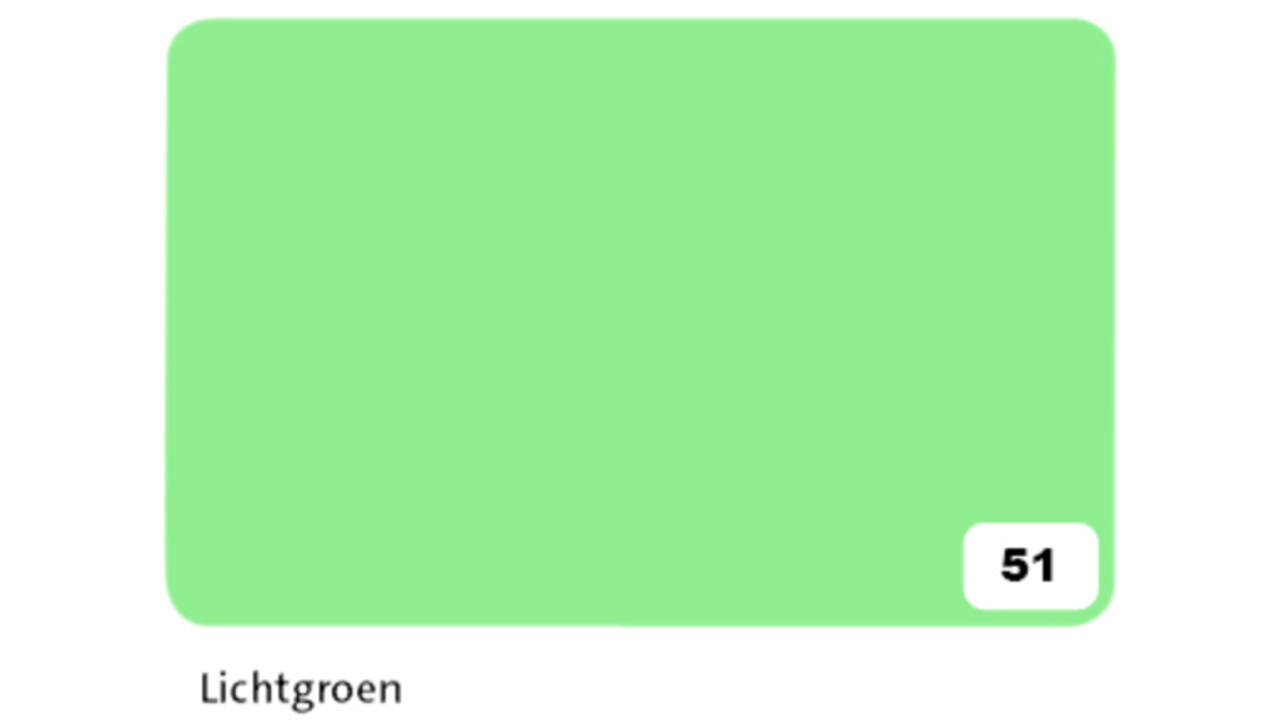 Fotokarton Folia 2-zijdig 50x70cm 300gr nr51 lichtgroen