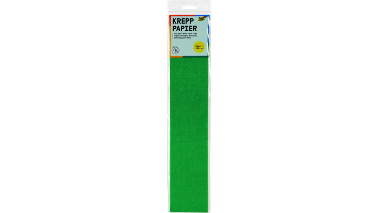 Crêpepapier Folia 250x50cm nr141 mosgroen