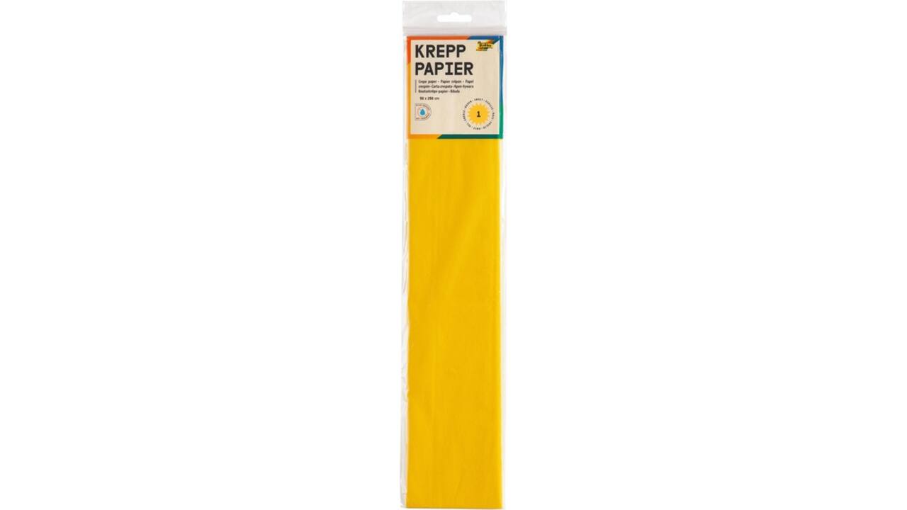 Crêpepapier Folia 250x50cm nr106 geel