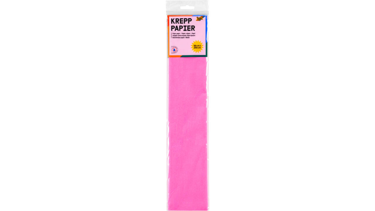 Crêpepapier Folia 250x50cm nr119 roze