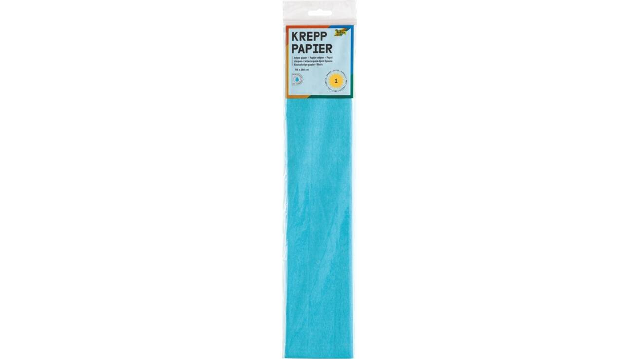 Crêpepapier Folia 250x50cm nr120 lichtblauw