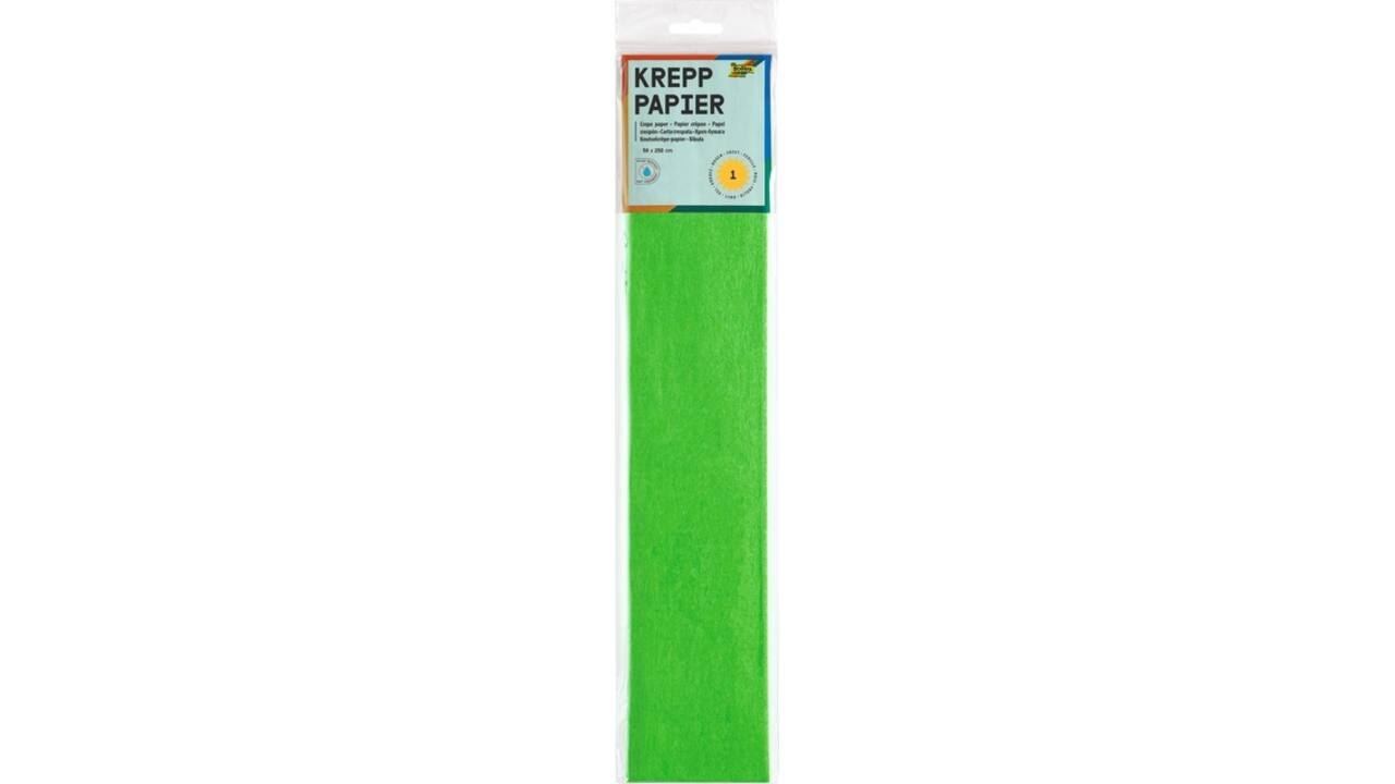 Crêpepapier Folia 250x50cm nr140 kerstgroen