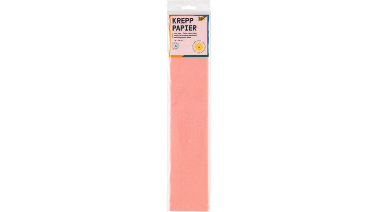 Crêpepapier Folia 250x50cm nr176 zalmroze
