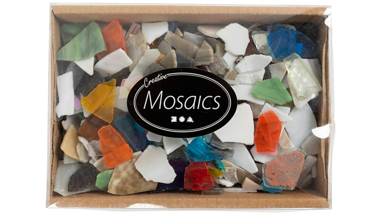 Mozaïek Creativ Company grootte 8-20mm dikte 2-3mm 2kg assorti
