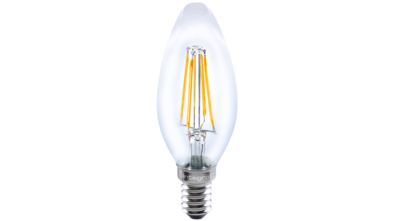 Ledlamp Integral E14 2700K warm wit 4W 470lumen