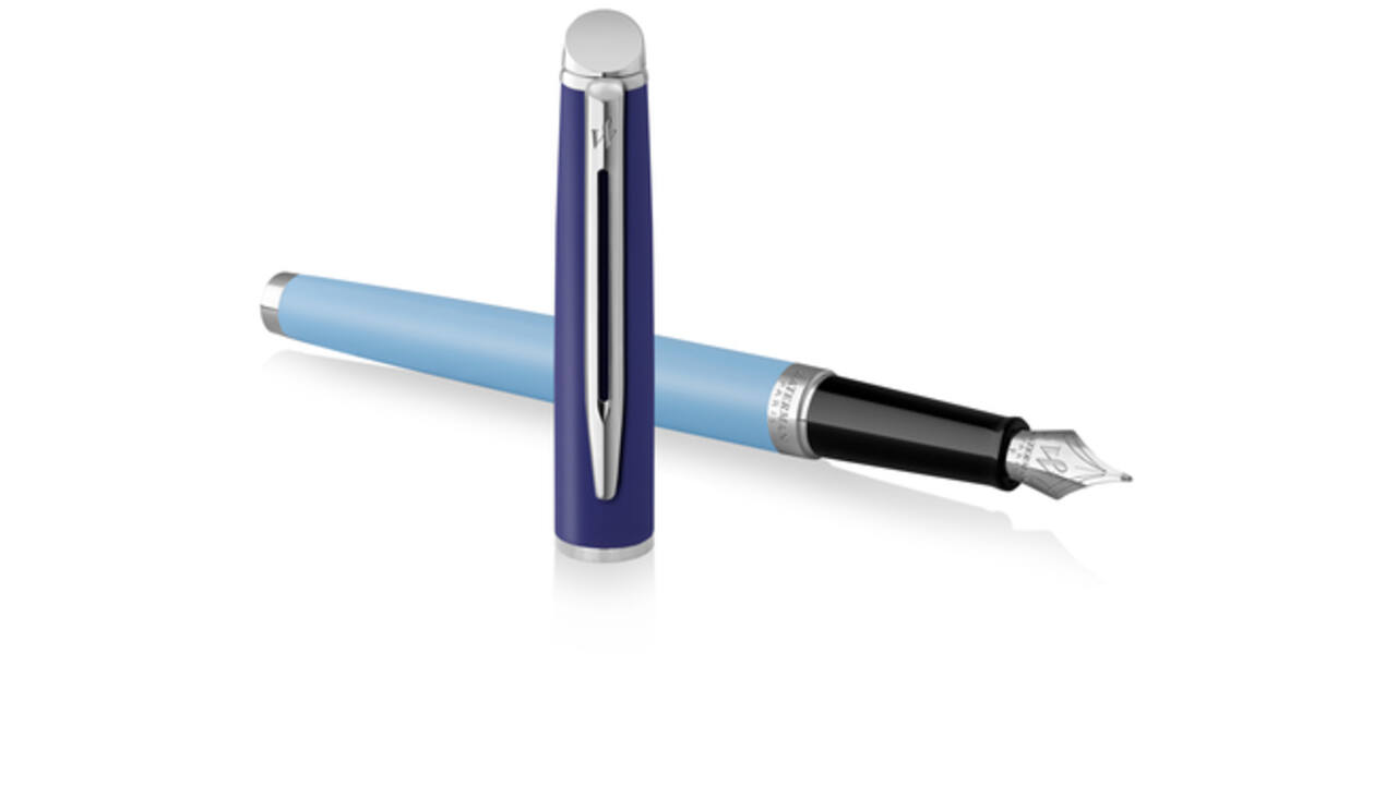 Vulpen Waterman Hémisphère Colour Blocking blue CT medium