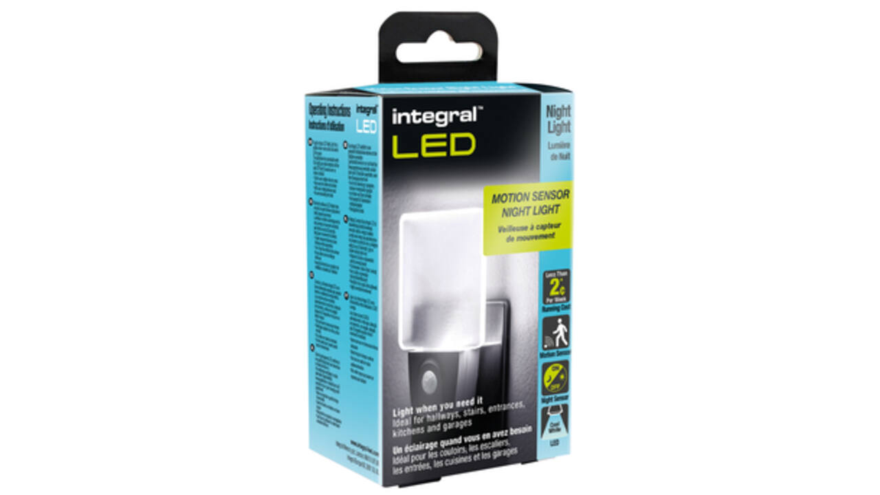 Led nachtlamp Integral 4000K koel wit 0.5W 220V 7lumen sensor
