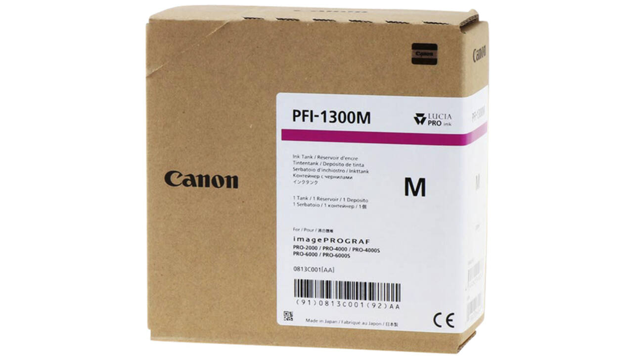 Inktcartridge Canon PFI-1300 rood