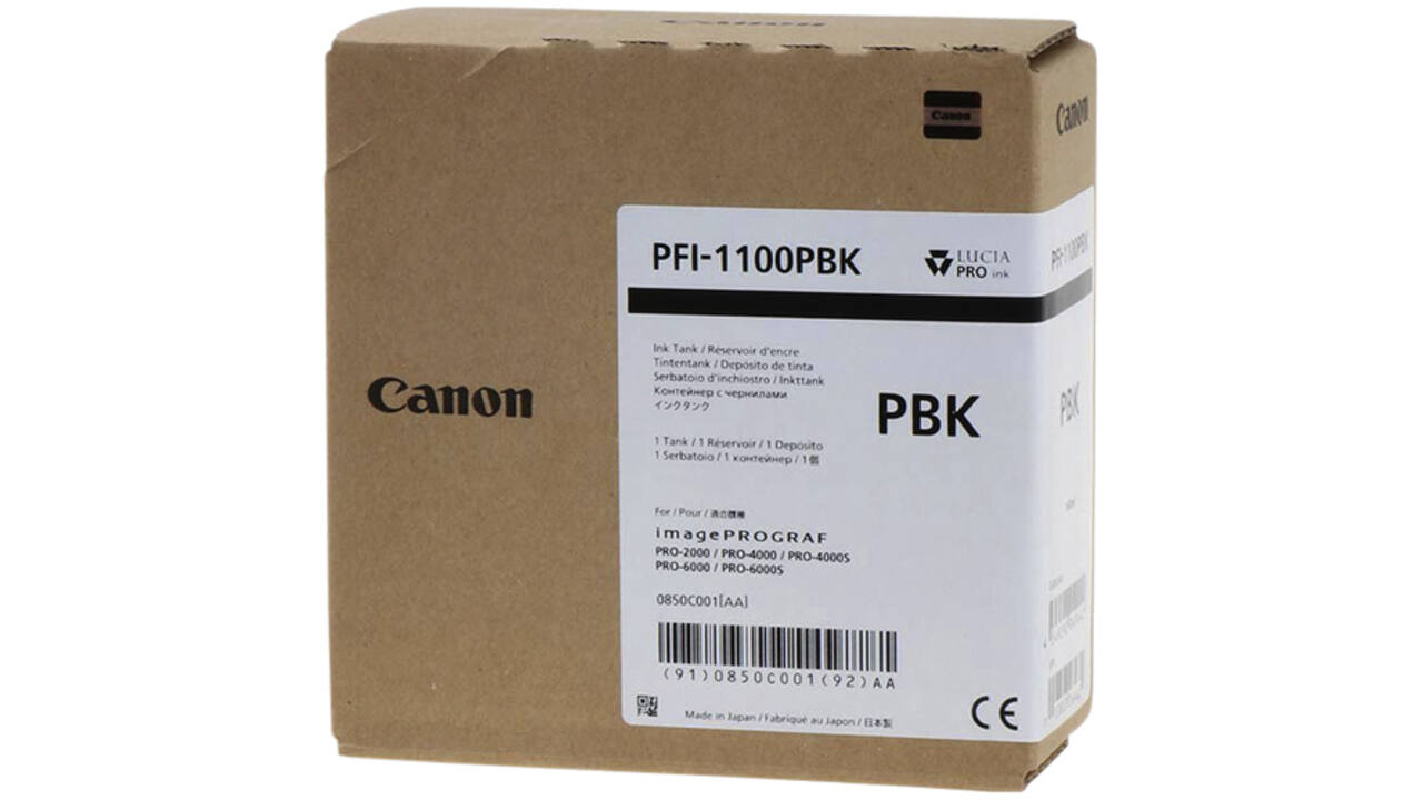 Inktcartridge Canon PFI-1100 foto zwart