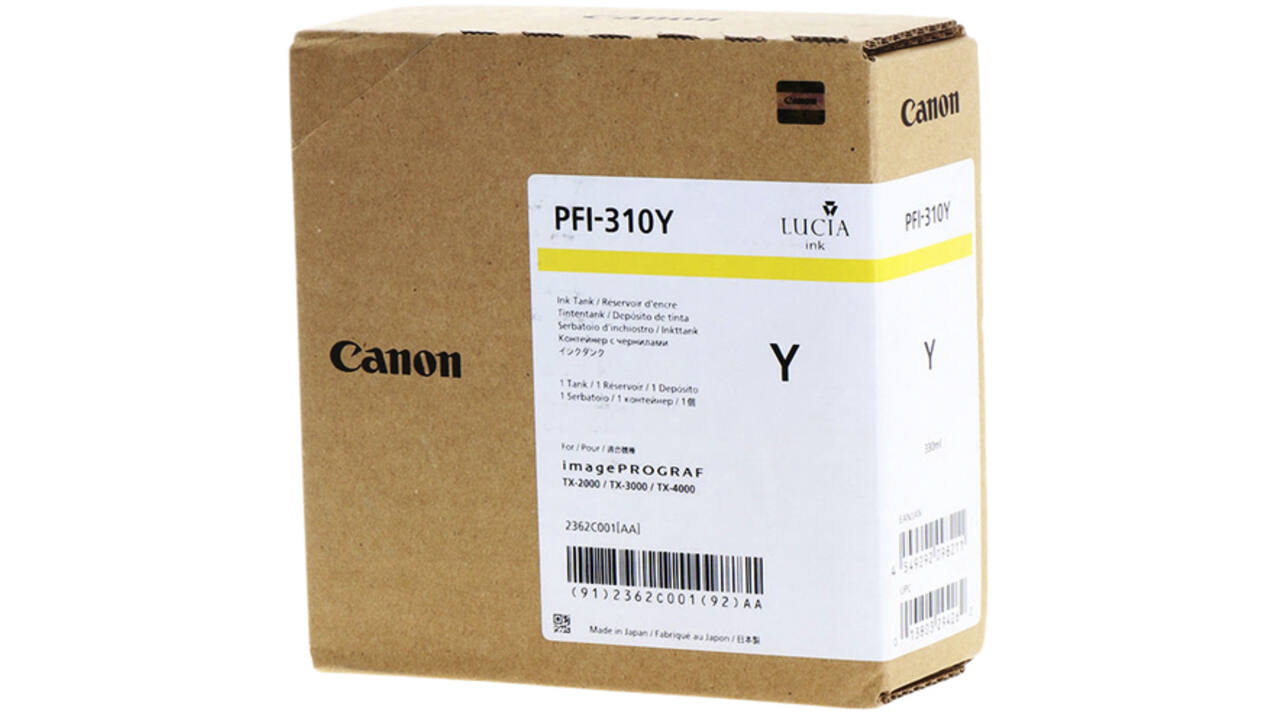 Inktcartridge Canon PFI-310 geel