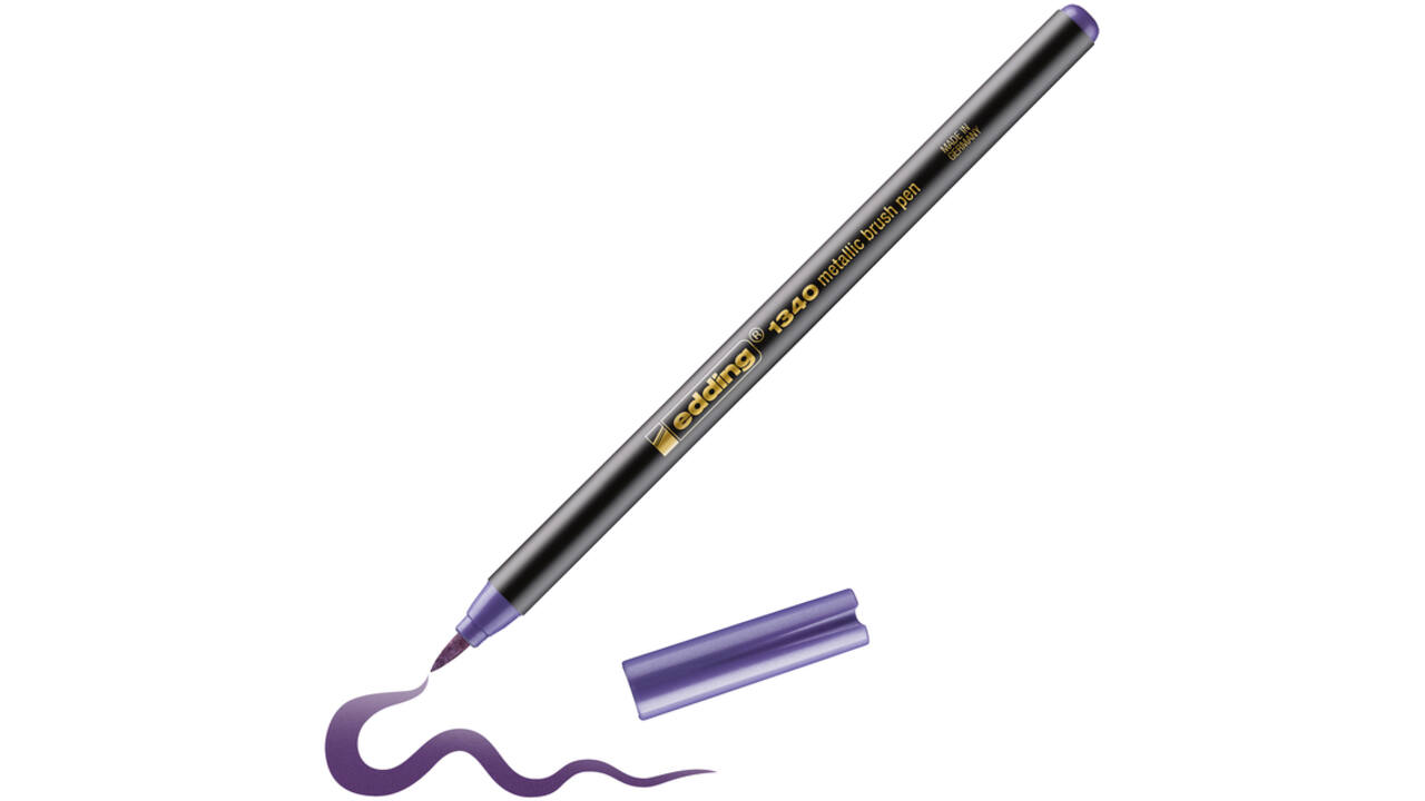 Brushpen edding 1340 metallic violet