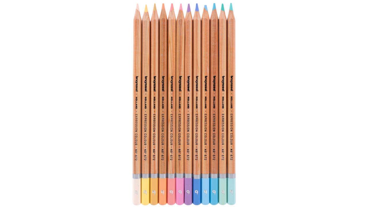 Kleurpotlood Bruynzeel 12 stuks pastel kleuren